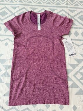 lululemon athletica Women's Short Sleeve Tee in Heather Plum
